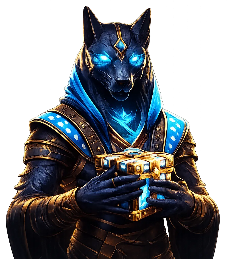 Postać Amonbet z prezentem